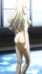 1girl 1girl absurd_res alluring ass bare_legs blonde_hair breasts completely_nude_female elizabeth_mably female_focus freezing_(series) high_res kneepits legs long_hair long_legs nipples nude pool profile screencap standing stitched swimming_pool third-party_edit