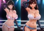  1girl 3d 3d_(artwork) ai_art ai_generated armpits ass big_ass big_breasts bikini breasts hips komiya_anna lokokabooster69 looking_at_viewer muttsuri_do_sukebe_tsuyu_gibo_shimai_no_honshitsu_minuite_sex_sanmai navel panties wide_hips 