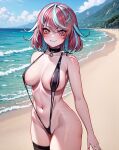 ai_generated beach bikini_top emikukis vtuber