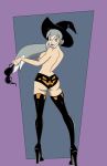  ben_10 charmcaster grimphantom halloween purple_background topless 