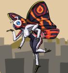  1girl anthro godzilla_(series) mothra tagme 