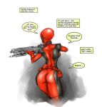 ass deadpool lady_deadpool marvel rule_63 shotgun