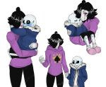  00kaori00 2010s 2016 2boys 2d 2d_(artwork) animated_skeleton artist_name bigger_male black_hair blue_eyes blue_hoodie blue_tongue bottom_sans carrying carrying_another digital_media_(artwork) duo hair hair_over_one_eye hand_in_pocket height_difference holding_hands holding_object holding_phone hoodie humanoid humanoid_robot larger_male looking_at_another looking_at_viewer making_out male male/male male_only mettasans mettaton mettaton_ex phone pink_eyes pink_tongue purple_hoodie robot robot_boy robot_humanoid saliva_string saliva_trail sans sans_(undertale) seme_mettaton size_difference skeleton smaller_male tongue top_mettaton transparent_background uke_sans undead undertale undertale_(series) video_game_character video_games yaoi 