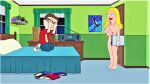 american_dad breasts erect_nipples francine_smith glasses mother_&_son nude shaved_pussy steve_smith thighs