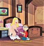 american_dad ass big_breasts erect_nipples francine_smith glasses kneel steve_smith thighs