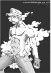  dragonasis one_piece smoke smoker smoking white_hair yaoi 