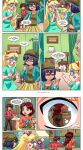  angie_diaz bbmbbf black_hair blonde_hair blue_eyes brown_eyes brown_hair comic glasses green_eyes horns janna_ordonia latin_lover_(comic) magic_wand marco_diaz palcomix palcomix_vip star_butterfly star_vs_the_forces_of_evil 