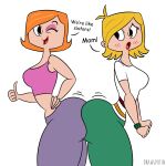 2_girls ass ass_cheeks ass_dough ass_focus ass_press ass_rub ass_to_ass assertive assertive_female asses_touching big_ass big_booty booty bottom_heavy bubble_ass bubble_butt cartoon_network caucasian caucasian_female child_bearing_hips cougar crop_top curvy_ass curvy_hips dat_ass daughter debbie_turnbull drawsputin duo exercise_bra eyeshadow female_only genderswap genderswap_(mtf) heavy_bottom hourglass_figure leggings light-skinned light-skinned_female light_skin mama mature_woman milf mother mother_&_daughter pawg phat_ass phat_booty pink_eyeshadow robotboy round_ass round_butt rubbing_ass smothering_ass submissive submissive_female thin_waist tomboy tommy_turnbull wasp_waist wide_hips yoga_pants