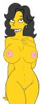  1girl breasts julia_(the_simpsons) nude nude_female sexy sexy_body sexy_breasts sexy_legs sexy_pose the_simpsons 