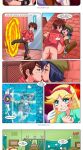  1boy 3_girls ass bbmbbf black_hair blonde_hair blue_eyes brown_eyes brown_hair cheating cheating_boyfriend comic french_kiss green_eyes hekapoo janna_ordonia latin_lover_(comic) magic_wand marco_diaz missionary palcomix palcomix_vip sex spread_legs star_butterfly star_vs_the_forces_of_evil 