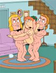  anal ass blackzacek breasts cmdrzacek double_penetration drunk erect_nipples erect_penis family_guy horatio_(family_guy) huge_penis lance_(family_guy) lois_griffin nude pale_breasts thighs vaginal 