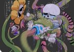  2020s 2022 2boys 2d 2d_(artwork) animated_skeleton black_background black_censor_bar blue_blush blush bottom_sans censor_bar clothed creepy_eyes creepy_face creepy_smile digital_media_(artwork) duo ectoplasm flowans flower flowey_the_flower flowsans hoodie interspecies japanese_text logo_(pixiv_id_30462562) monster monster_boy one_eye_closed penetration plant plant_penis plant_tentacle plant_tentacles potion rape sans sans_(undertale) seme_flowey sex simple_background skeleton solid_color_background submissive sweat talking_to_another talking_to_partner tentacle tentacle_in_mouth tentacle_rape tentacle_sex tentacles_around_legs text top_flowey uke_sans undead undertale undertale_(series) video_game_character video_games vine_tentacles vines yaoi 