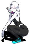 bodysuit fit_female gwen_stacy marvel marvel_comics older older_female skin_tight skintight_bodysuit spider-gwen spider-man:_into_the_spider-verse v young_adult young_adult_female young_adult_woman