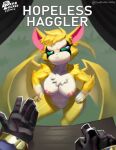 1girl absurd_res anthro areola bat breasts casual_nudity cover cover_art cover_page deadlocked digital_media_(artwork) duck_lock duo dust:_an_elysian_tail featureless_crotch fidget_(elysian_tail) fur green_eyes hand_on_hip high_res male male/female mammal microsoft moonblood nimbat nipples orange_body orange_fur puffed_cheeks sereth solo_focus white_body white_fur xbox_game_studios