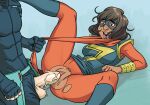  big_breasts big_penis bleepideeboop bwc clothes_pull dark-skinned_female discord_(marvel) drooling interracial joshua_richardson kamala_khan light-skinned_male marvel marvel_comics messy_hair ms._marvel ripped_clothing ripped_pants sex vaginal_penetration wet_penis wet_pussy 