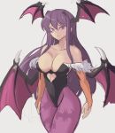 1girl animal_print bat_print big_breasts black_leotard breasts bridal_gauntlets cleavage clothing_cutout cosplay cropped_legs demon_wings doki_doki_literature_club embarassed female_focus fuckable fur_trim head_wings heart_cutout high_res highleg highleg_leotard hot insanely_hot leotard light_smile long_hair morrigan_aensland morrigan_aensland_(cosplay) nice_body pantyhose purple_eyes purple_hair purple_pantyhose rakeemspoon sexy sidelocks simple_background sketch thighs vampire_(game) white_background wings yuri_(doki_doki_literature_club)