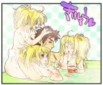  bathing blonde_hair headband naruko naruto naruto_(series) naruto_shippuden naruto_uzumaki ninja_headband pupilless_eyes ramen sexy_no_jutsu shadow_clones yamato_(naruto) 