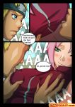 comic comics-toons licking naruto naruto_uzumaki sakura_haruno tongue