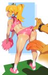 1girl ass blonde_hair bowser penis pink_panties princess_peach super_mario_bros.