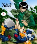  2boys gay kakashi_hatake male male_only might_guy naruto the_savant yaoi 