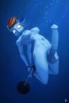 1futa 3d 3d_(artwork) air_bubbles anthro aquaphilia asphyxiation ball_and_chain big_breasts bondage breasts bubbles danil4h drowning erection fetish friendship_is_magic furry futanari hasbro horsecock huge_cock my_little_pony navel nipples nude ocean penis peril pony rainbow_dash rainbow_dash_(mlp) sea sinking tagme testicle underwater water