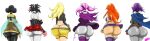  6girls argent ass big_ass black_hair bubble_butt bumblebee dat_ass dc_comics henpie huge_ass huge_breasts jinx multiple_girls no_panties no_underwear older older_female orange_hair pink_hair purple_hair raven_(dc) starfire teen teen_titans terra wings yellow_hair young_adult young_adult_female young_adult_woman 