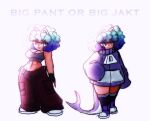  big_breasts big_jacket big_pants chibisprinkles sharki_(chibisprinkles) 