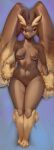 1girl big_ass big_breasts brown_skin bunny cute large_ears lopunny rabbit seductive viwsart yellow_fur