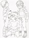  dcl hiruzen_sarutobi homura_mitokado koharu_utatane naruto 