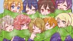  6+girls artist_name artist_request brown_hair female_focus high_res koizumi_hanayo love_live! love_live!_school_idol_project short_hair 