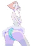 1girl ass big_ass breasts dat_ass hips horny large_ass looking_at_viewer milf pearl slb slut steven_universe whore wide_hips