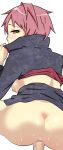 ass bottomless breasts deisaso from_behind genderswap highres long_image naruto naruto_shippuuden sasori sex sideboob tall_image uncensored