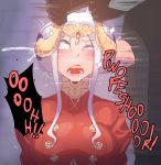 ahegao big_ass big_breasts blush crying cum cum_in_ear cum_in_hair cum_inside cum_on_face cumshot ear_fuck fire_emblem happy_sex horn_grab horns horny huge_ass huge_breasts huge_penis nyantcha open_mouth text thiccwithaq