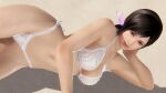 1girl alluring beach big_breasts bikini blue_hair brown_hair chr0madust cleavage dead_or_alive dead_or_alive_2 dead_or_alive_3 dead_or_alive_4 dead_or_alive_5 dead_or_alive_6 dead_or_alive_xtreme_beach_volleyball dead_or_alive_xtreme_venus_vacation kokoro kokoro_(doa) sand tecmo