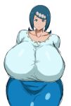 blue_eyes blue_hair gigantic_ass gigantic_breasts hair_ornament hourglass_figure lana's_mother momiji_(artist) pokemon