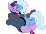 animated animated_gif female friendship_is_magic gif horn my_little_pony thehotroom trixie twilight_sparkle_(mlp)