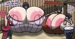  4girls boruto:_naruto_next_generations gigantic_breasts hinata_hyuuga multifaker5 naruto_shippuden sakura_haruno sarada_uchiha 
