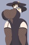 brown_hair cosplay gigantic_ass gigantic_breasts hourglass_figure makoto_niijima persona sae_niijima saturnxart tattoo yellow_eyes