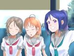  3_girls blue_hair female_focus high_res long_hair love_live! love_live!_sunshine!! matsuura_kanan 