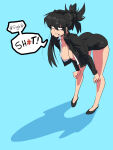  big_breasts black_hair exposed_breasts inker_comics inkershike maire_(inkershike) official_art scar tired we_are_101 webtoon 