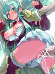  1girl against_tree aqua_hair arm_grab armor ass blue_eyes blue_hair boris_(noborhys) bra breasts censored cum cum_inside eirika eirika_(fire_emblem) fingerless_gloves fire_emblem fire_emblem_heroes gloves human male male/female nintendo nipples offscreen_character open_clothes open_shirt panties panties_aside penis sex skirt straight tree underwear upskirt white_panties white_underwear 