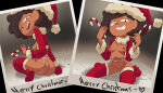  1girl 2d amphibia breasts christmas christmas_clothing christmas_outfit coolerinker female_only garter_belt hat inker_comics inkershike merry_christmas milf mrs._boonchuy nipples oum_boonchuy photo_(object) polaroid pussy santa_hat seductive sole_female solo_female stockings straight_hair 