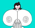  edit futanari grey_nipples huge_penis hyper_breasts jaiden jaiden_animations looking_at_viewer misaraya tagme turquoise_background white_skin youtuber 