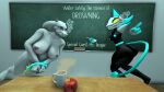  2girls 3d 3d_artwork air_bubbles anthro asphyxiation ass big_ass bondage breasts bubbles chalk chalkboard classroom darkner dat_ass deltarune demonstration disembodied_hands drowning drunk_crowley female female_only flooded furry glasses goat hands_tied holding_object huge_breasts mature_female medium_breasts milf nipples nude red_eyes skinny_dipping source_filmmaker swimming tail tasque_manager_(deltarune) tied_hands toby_fox toriel undertale undertale_(series) underwater water 