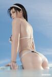  1girl 3d alluring ass ass_focus athletic athletic_female big_ass big_breasts bikini breasts ciribestgirl cleavage female_focus female_only fit_female high_res image_set jun_kazama kazama_jun light-skinned_female light_skin milf namco outside pool poolside swimming_pool tekken tekken_2 tekken_8 tekken_tag_tournament tekken_tag_tournament_2 thick_thighs thighs wet 