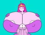  adventure_time edit futanari huge_penis hyper_breasts looking_at_viewer misaraya pink_nipples pink_skin princess_bonnibel_bubblegum princess_bubblegum tagme 