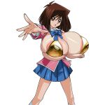  anzu_mazaki big_breasts bikini bikini_top bimbo breasts brown_hair gigantic_breasts huge_breasts huge_nipples hyper_breasts large_breasts mazaki_anzu nipples school_uniform schoolgirl tea_gardner yu-gi-oh! yu-gi-oh!_duel_links yu-gi-oh!_duel_monsters 