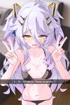  henya_the_genius peace_sign underwear vshojo vtuber 