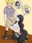 1boy 1girl age_difference big_breasts black_hair blonde_hair boruto:_naruto_next_generations breasts cheating_(relationship) cum cum_drip cum_in_mouth ejaculation erection fellatio female_pervert female_sub full_body hinata_hyuuga incest medium_hair mother_&amp;_son naruto naruto_(series) nipples oral orgasm penis pervert short_hair submission testicle uncensored uzumaki_himawari