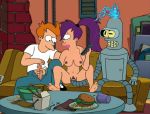 bender bending rodriguez from futurama by mole (artist)